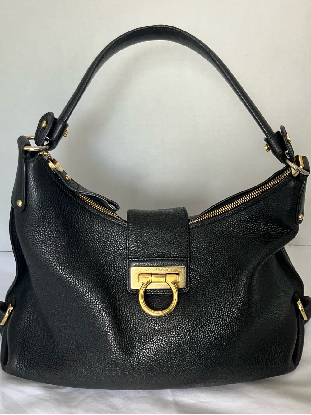 Salvatore Ferragamo Soft Leather Shoulder Bag